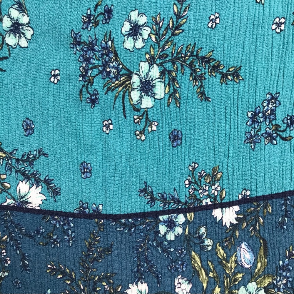 John Paul Richard Teal Blue Tassel Tank Top, EUC, S/M - Picture 12 of 13